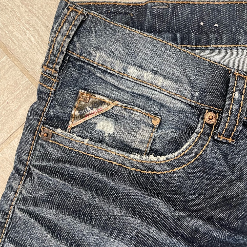 Men's Silver Jeans Size 36 x 32 - Picture 3 of 6